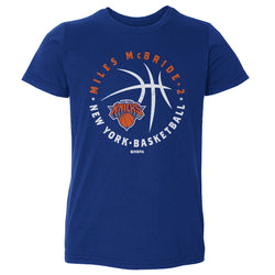 Miles McBride New York Knicks Player Ball WHT (ONLINE ORDER ONLY)