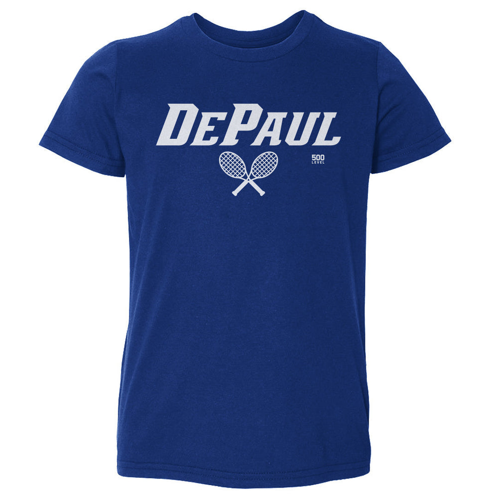 DePaul Blue Demons Tennis Minimalist WHT (ONLINE ORDER ONLY)