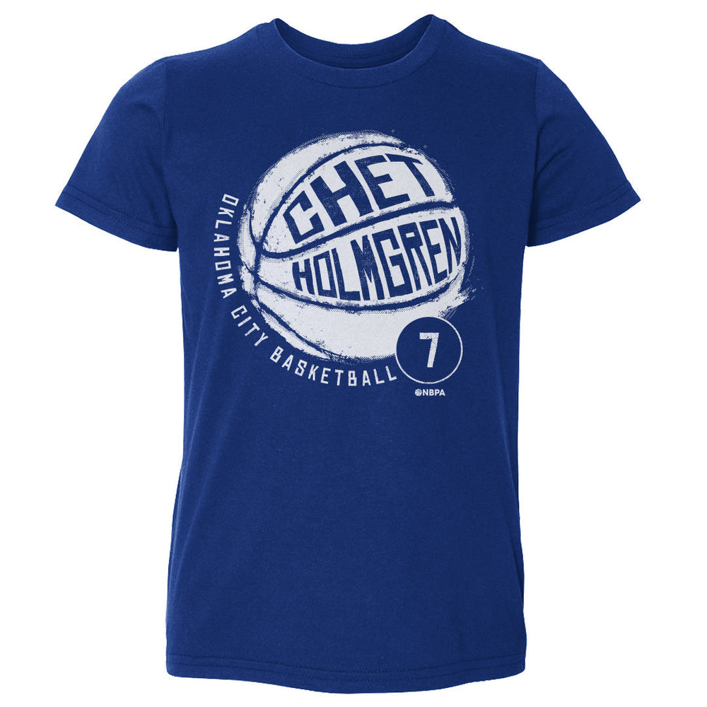 Chet Holmgren Oklahoma City Basketball WHT (ONLINE ORDER ONLY)