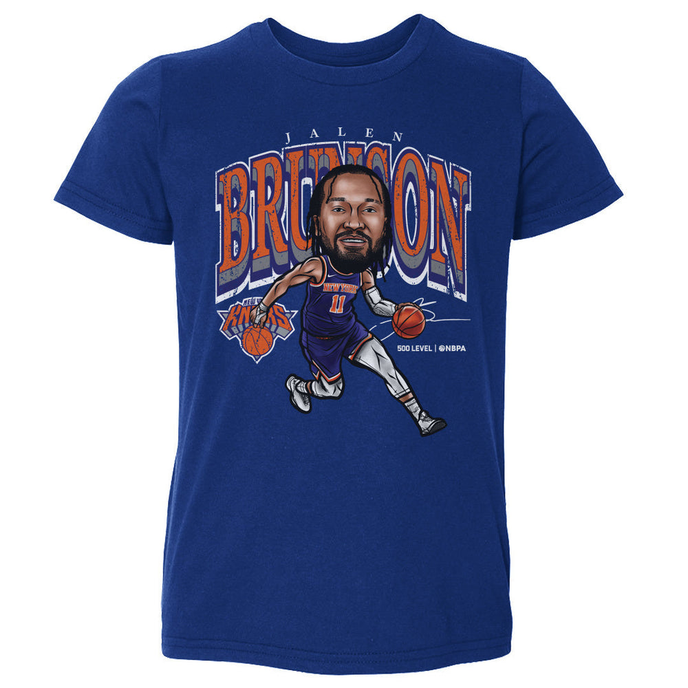 Jalen Brunson New York Knicks Cartoon WHT (ONLINE ORDER ONLY)