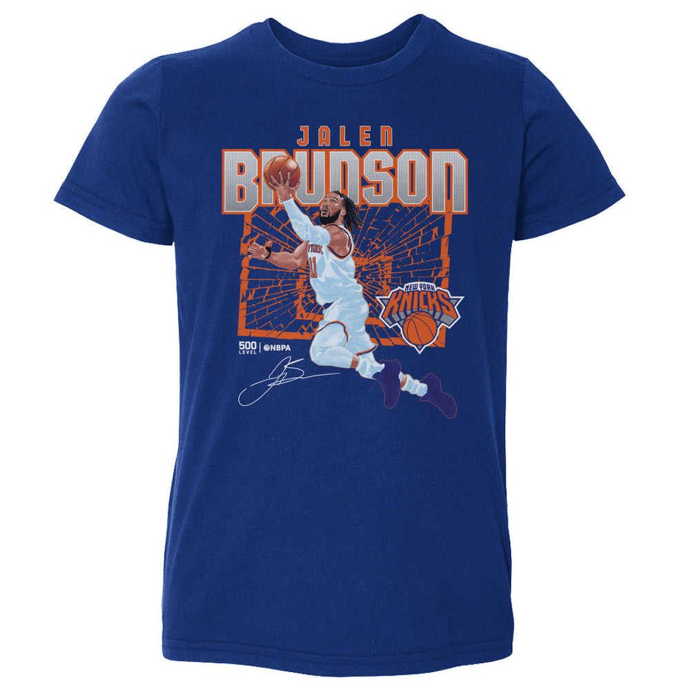 Jalen Brunson New York Knicks Shattered WHT (ONLINE ORDER ONLY)