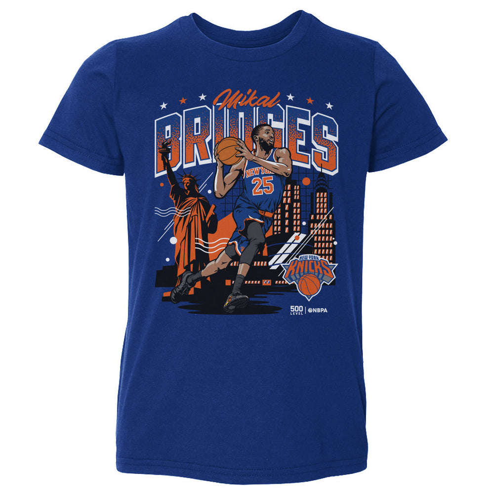 Mikal Bridges New York Knicks Skyline WHT (ONLINE ORDER ONLY)
