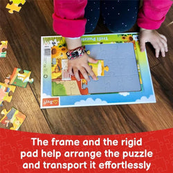 Trefl Preschool World Map with Animals 25 Piece Puzzle (ONLINE ORDER ONLY)