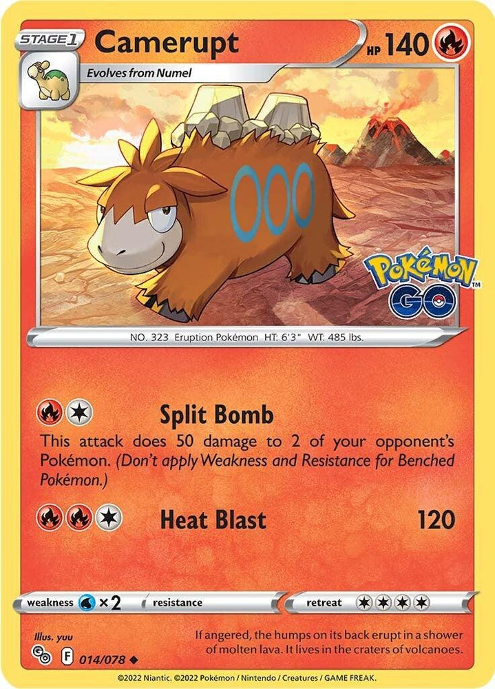 Camerupt (014/078) [Pokémon GO] (Online Only)