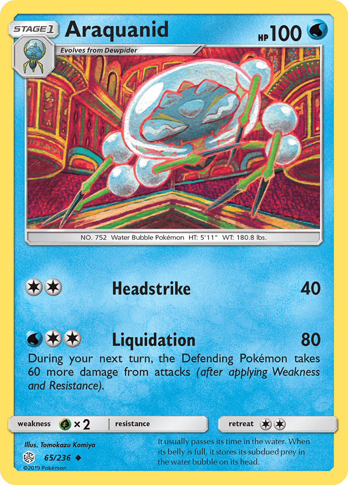 Araquanid (65/236) [Sun & Moon: Cosmic Eclipse] (Online Only)