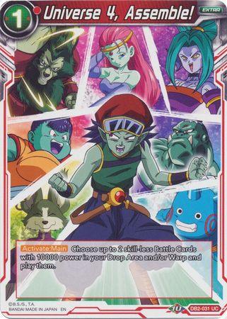 Universe 4, Assemble! (Reprint) (DB2-031) [Battle Evolution Booster] (ONLINE ORDER ONLY)