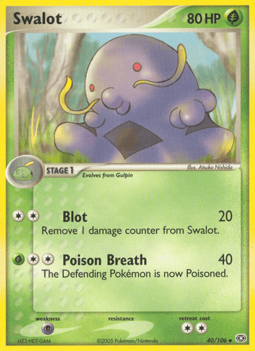 Swalot (40/106) [EX: Emerald] (Online Only)