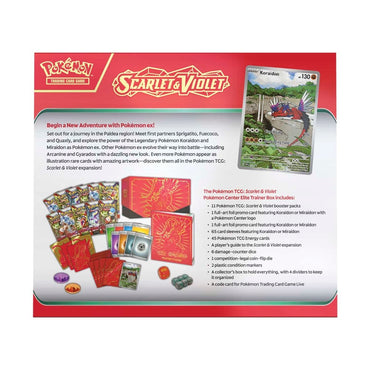Scarlet & Violet - Elite Trainer Box (Koraidon) (Pokemon Center Exclusive) (ONLINE ORDER ONLY)
