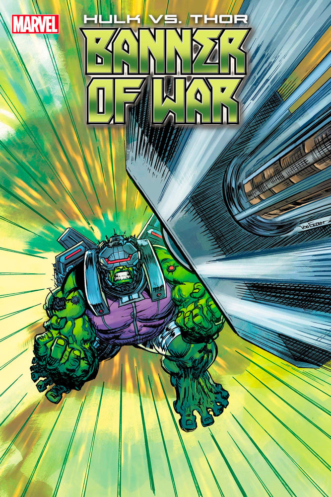 Hulk Vs Thor Banner War Alpha #1 E Trevor Von Eeden Mjolnir Crash Variant (05/11/2022) Marvel (ONLINE ORDER ONLY)