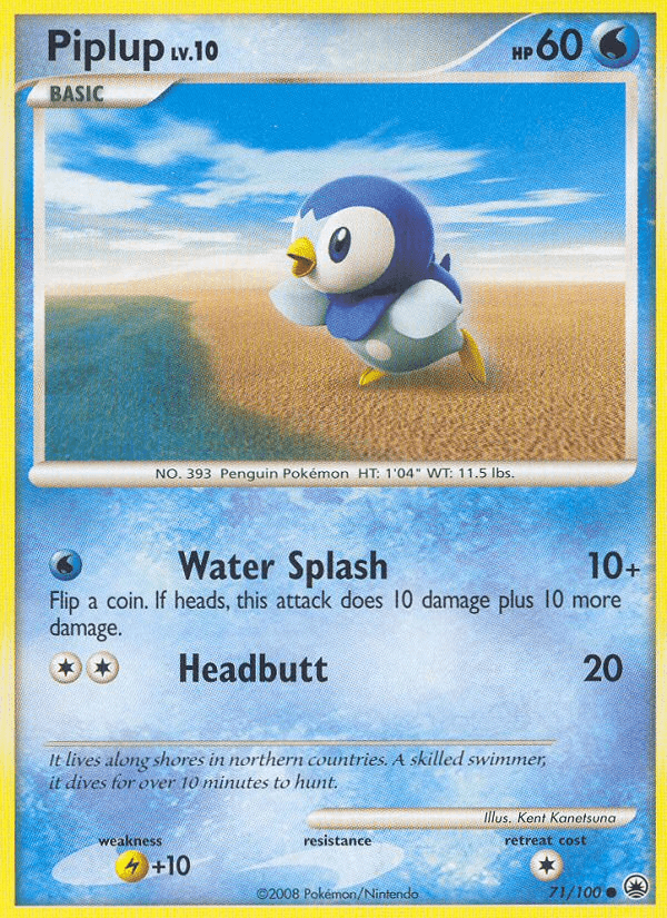 Piplup (71/100) [Diamond & Pearl: Majestic Dawn] (Online Only)