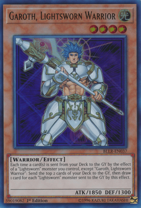 Garoth, Lightsworn Warrior [BLLR-EN037] Ultra Rare (ONLINE ORDER ONLY)