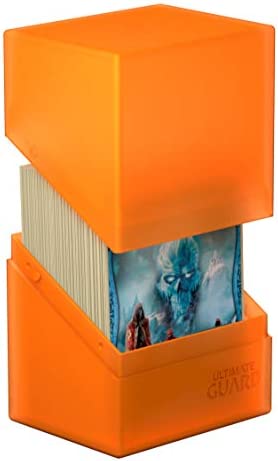 Ultimate Guard Boulder 100+ Frosted Poppy Topaz - Deck Case Box (ONLINE ORDER ONLY)