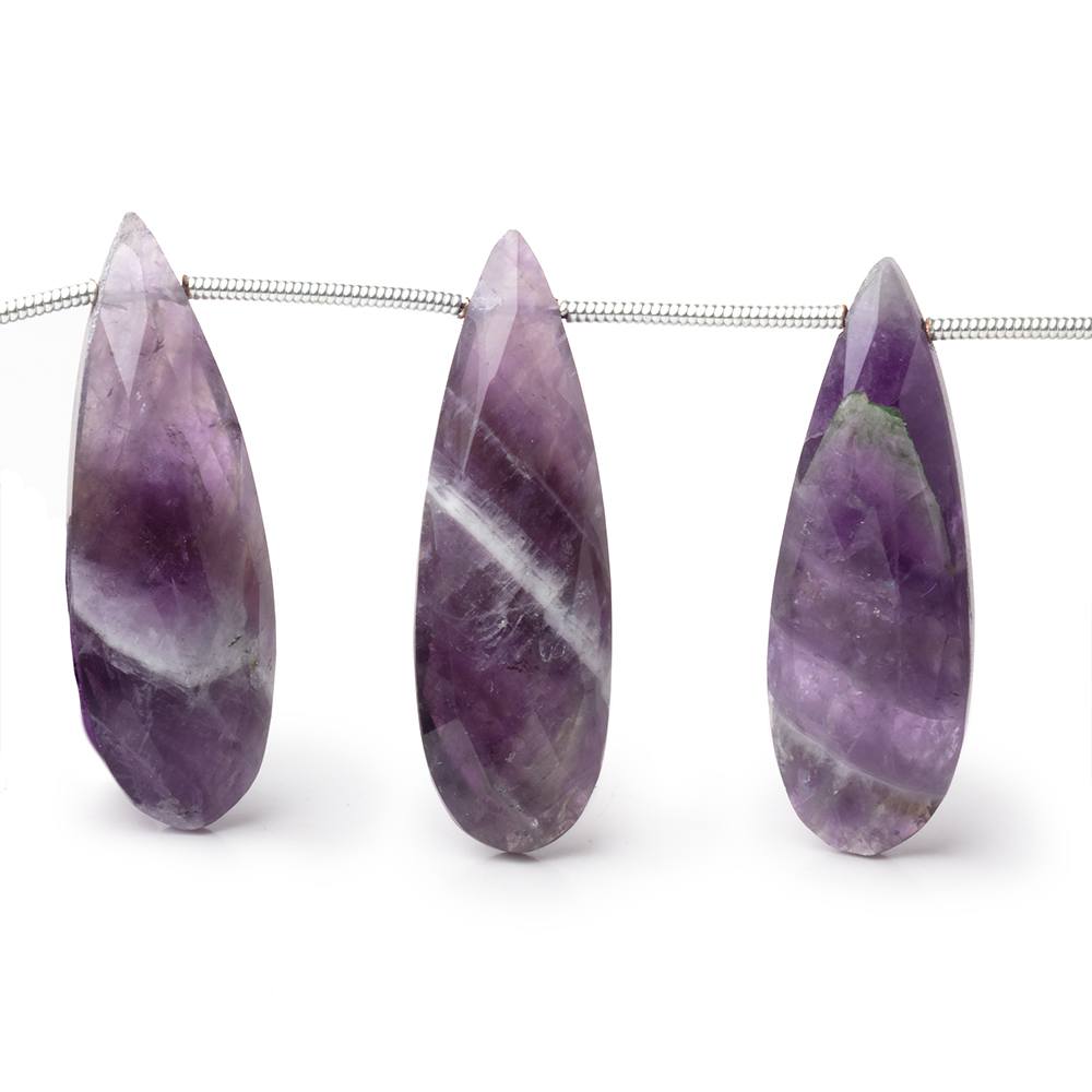 31x10mm Cape Amethyst Faceted Pear Beads 6 inch 9 pieces (ONLINE ORDER ONLY)