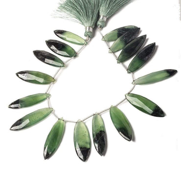 31x8-38x9mm Serpentine Top Drilled Marquise Beads 8 inch 15 pieces (ONLINE ORDER ONLY)