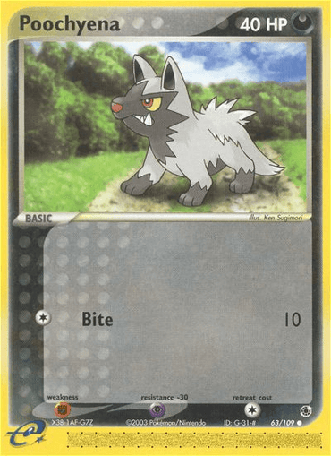 Poochyena (63/109) [EX: Ruby & Sapphire] (Online Only)