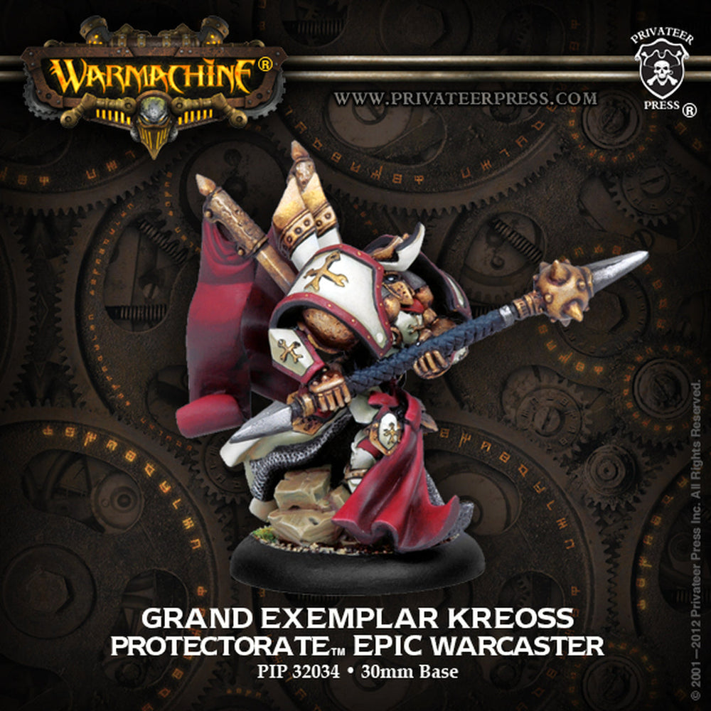 Warmachine: Protectorate of Menoth Grand Exemplar Kreoss (ONLINE ORDER ONLY)