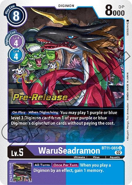 WaruSeadramon [BT11-085] [Dimensional Phase Pre-Release Promos] (ONLINE ORDER ONLY)
