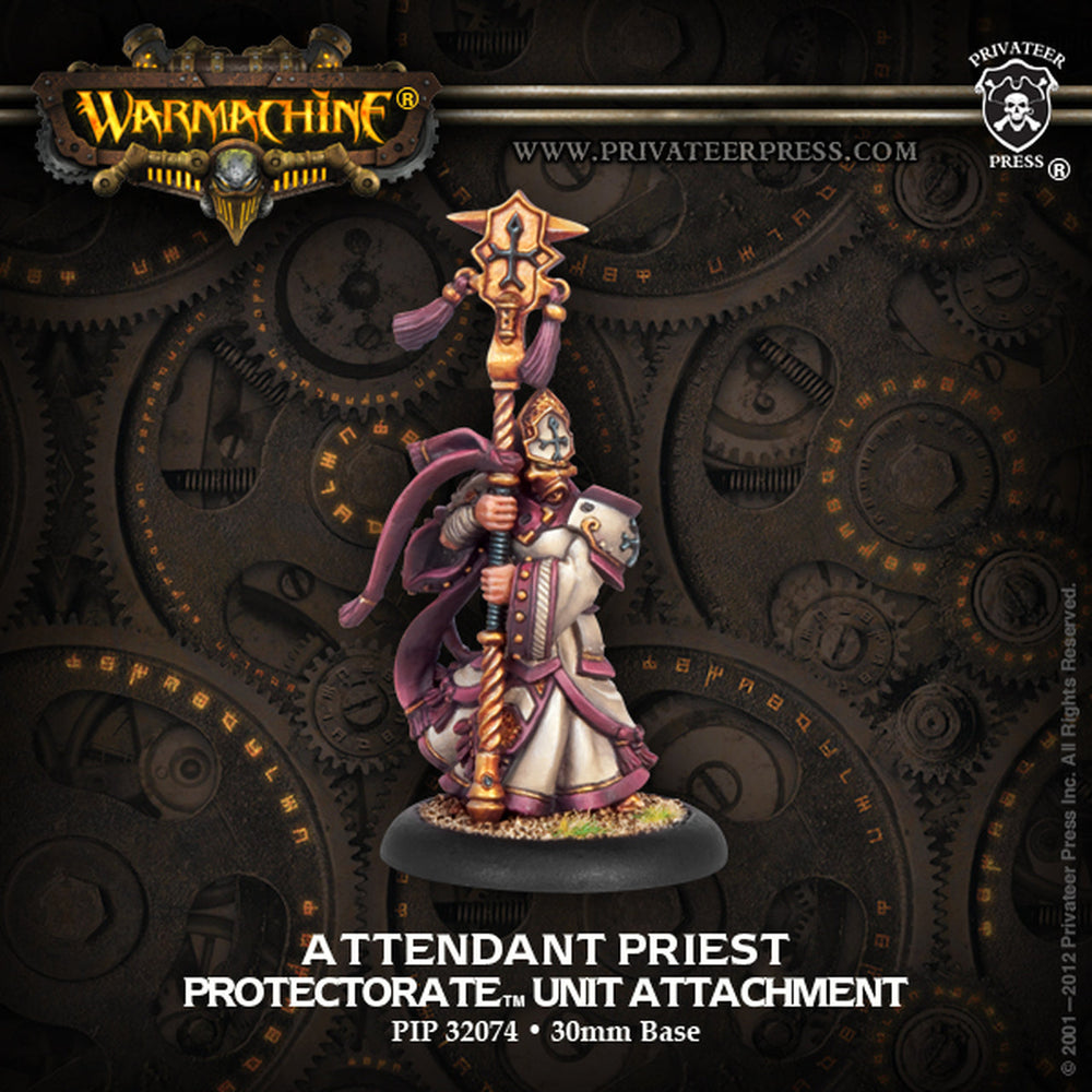 Warmachine: Protectorate of Menoth Attendant Priest (ONLINE ORDER ONLY)