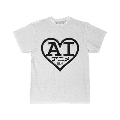 Anime Imports 2001 Heart B&W Logo Men's Short Sleeve Tee