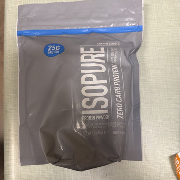Isopure Zero Carb Whey Isolate Creamy Vanilla 1 Lb 15 Servings exp 02/27 (ONLINE ORDER ONLY)