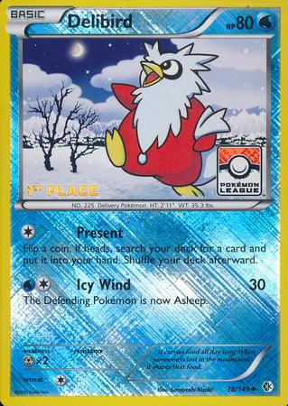 Delibird (38/149) (League Promo 1st Place) [Black & White: Boundaries Crossed] (Online Only)