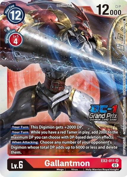 Gallantmon [EX2-011] (DC-1 2022 Stamped) [Digital Hazard Promos] (ONLINE ORDER ONLY)