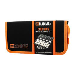 Mad Man: Magnetic Game Travel Set - Checkers (ONLINE ORDER ONLY)