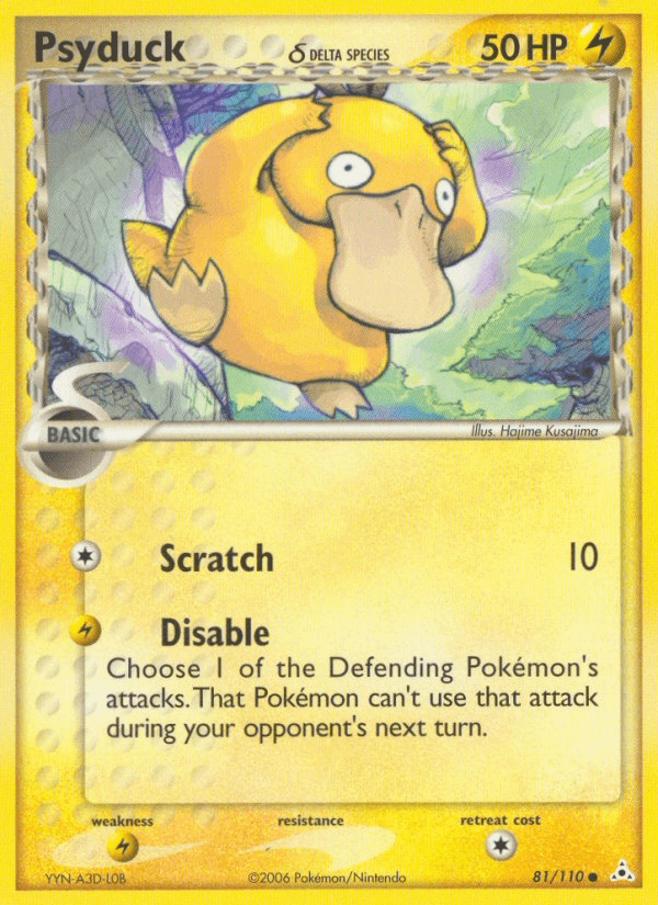 Psyduck (81/110) (Delta Species) [EX: Holon Phantoms] (Online Only)