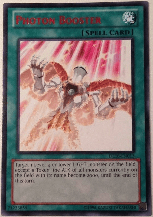 Photon Booster (Red) [DL18-EN013] Rare (ONLINE ORDER ONLY)