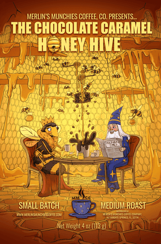 DECAF Chocolate Caramel Honey Hive 12oz (ONLINE ORDER ONLY)