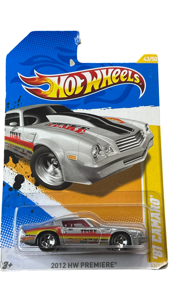Hot Wheels (2012) HW Premiere '81 Camaro Silver #43/247 (Online Order Only)