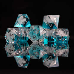Fog Cloud Sharp-Edged Resin Dice Set (ONLINE ORDER ONLY)