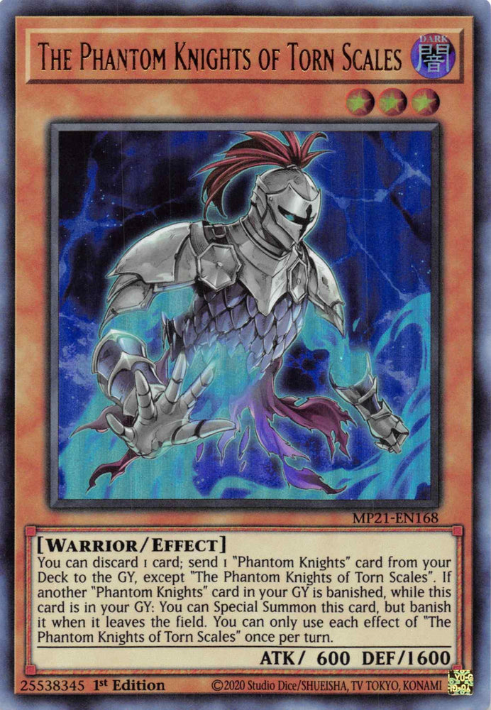 The Phantom Knights of Torn Scales [MP21-EN168] Ultra Rare (ONLINE ORDER ONLY)