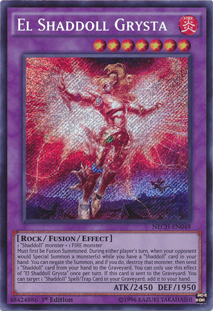 El Shaddoll Grysta [NECH-EN048] Secret Rare (ONLINE ORDER ONLY)