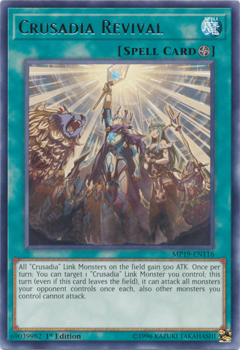 Crusadia Revival [MP19-EN116] Rare (ONLINE ORDER ONLY)