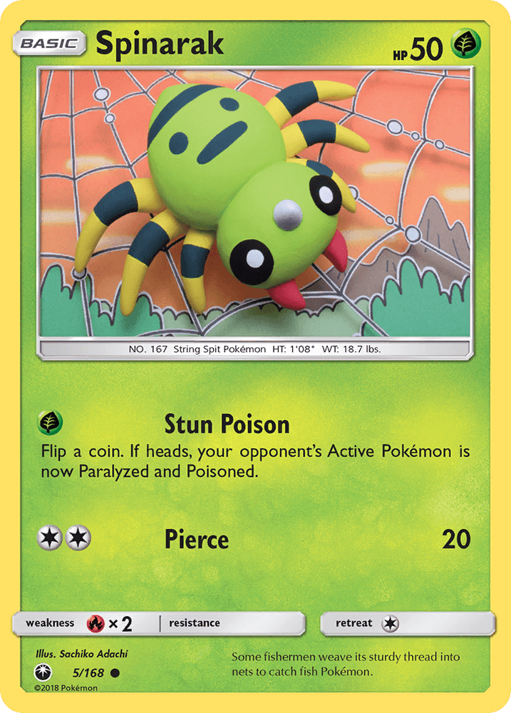 Spinarak (5/168) [Sun & Moon: Celestial Storm] (Online Only)