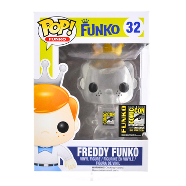 Freddy Funko (Clear) 32 - 2014 SDCC Exclusive/96 Made (Online Order Only)
