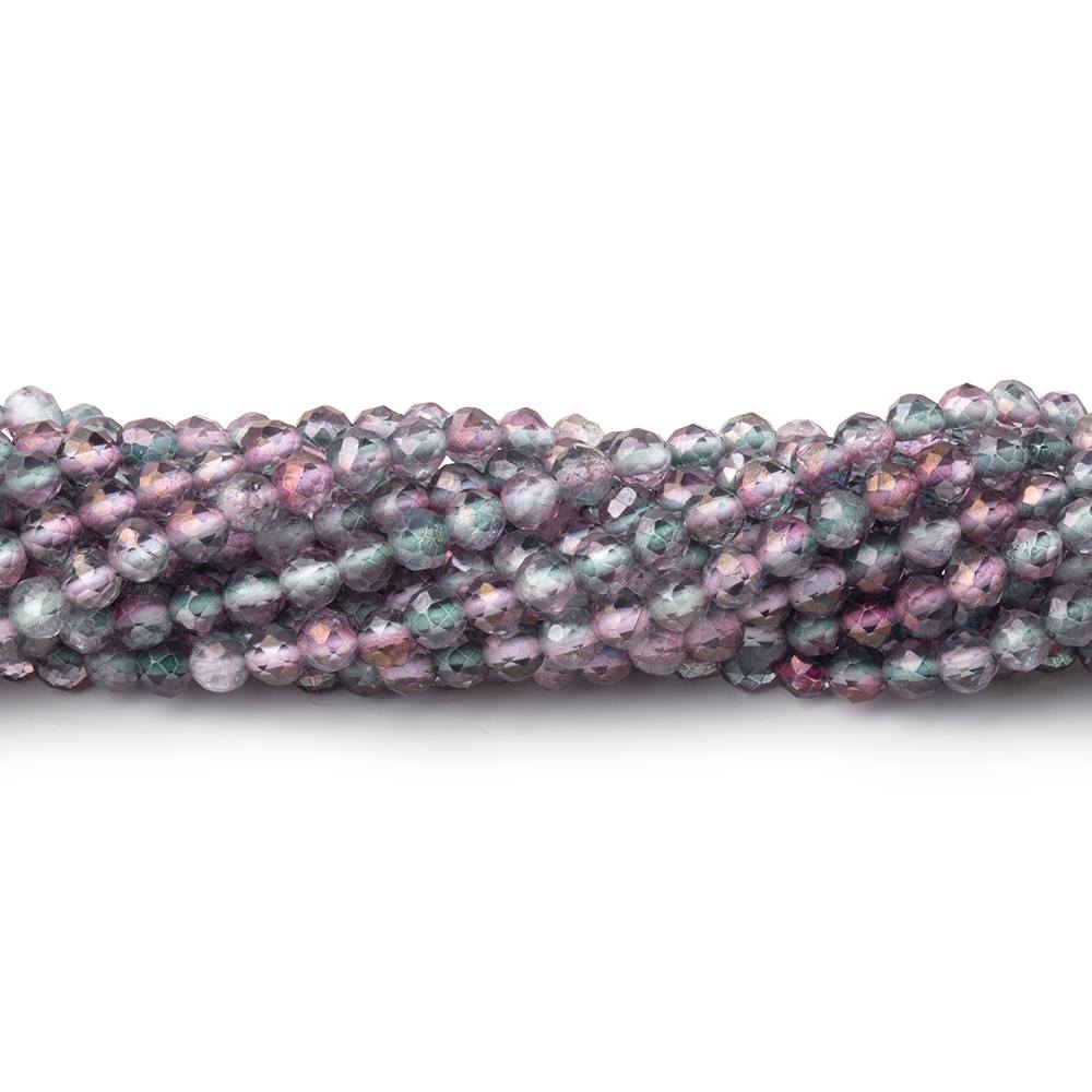 3.2mm Mystic Purple Quartz Micro Faceted Round Beads 12.5 inch 108 pieces (ONLINE ORDER ONLY)