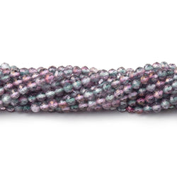 3.2mm Mystic Purple Quartz Micro Faceted Round Beads 12.5 inch 108 pieces (ONLINE ORDER ONLY)