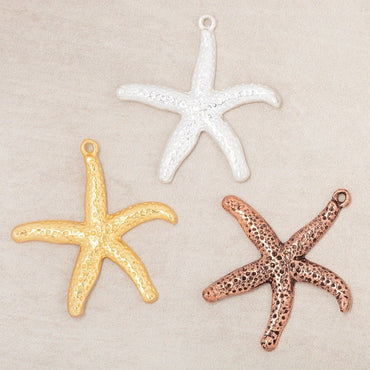 32mm Starfish Pendant Charm Set of 2 pieces (ONLINE ORDER ONLY)