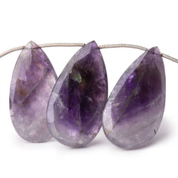 32x21-38x20mm Cape Amethyst Faceted Pear Beads 8 inch 10 pieces (ONLINE ORDER ONLY)