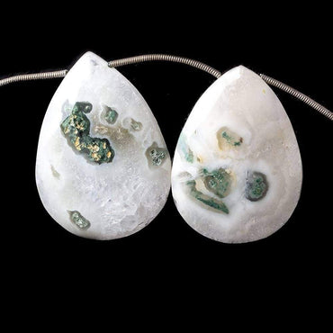 32x23-38x28mm Solar Quartz Faceted Pear Beads 8 inch 7 pieces (ONLINE ORDER ONLY)