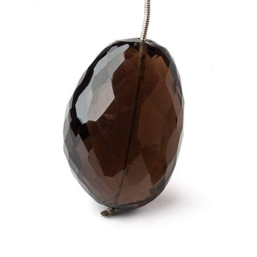 32x25-35x25mm Smoky Quartz Faceted Nugget Focal Bead 1 piece (ONLINE ORDER ONLY)