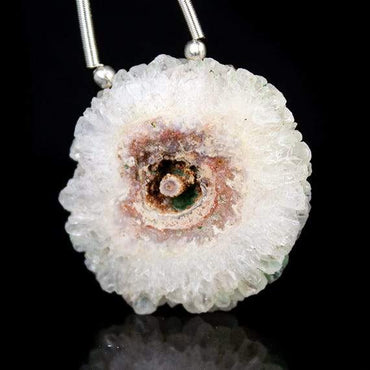 32x32mm Solar Quartz Plain Slice Bead 1 piece (ONLINE ORDER ONLY)