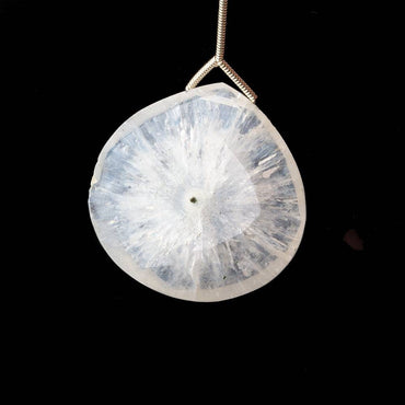 32x33mm Solar Quartz Faceted Heart Focal Bead 1 piece AAA (ONLINE ORDER ONLY)