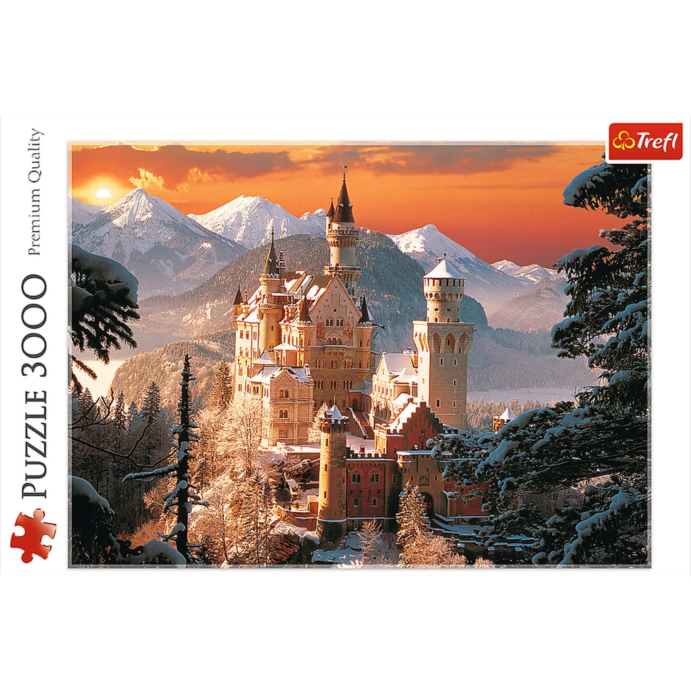 Trefl Red 3000 Piece Puzzle - Wintry Neuschwanstein Castle, Germany / Kirch (ONLINE ORDER ONLY)