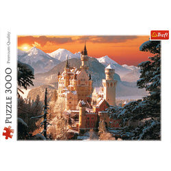 Trefl Red 3000 Piece Puzzle - Wintry Neuschwanstein Castle, Germany / Kirch (ONLINE ORDER ONLY)