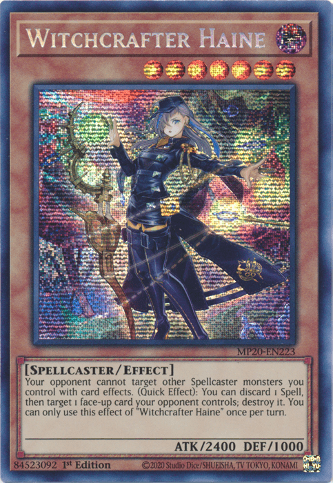 Witchcrafter Haine [MP20-EN223] Prismatic Secret Rare (ONLINE ORDER ONLY)