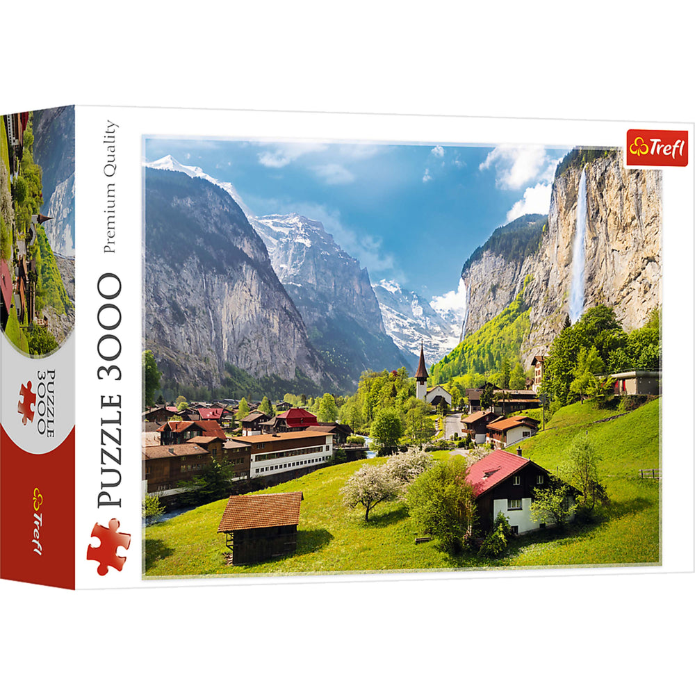 Trefl Red Lauterbrunnen, Switzerland 3000 Piece Puzzle (ONLINE ORDER ONLY)