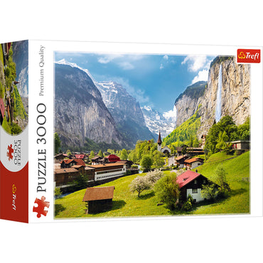 Trefl Red Lauterbrunnen, Switzerland 3000 Piece Puzzle